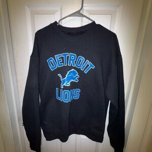 Detroit Lions NFL Team Apparel Oversized Crewneck Sweatshirt - Large